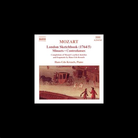 Mozart London Sketchbook Album Von Hans Udo Kreuls Vorarlberg