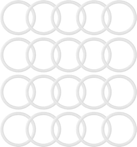 Amazon Framendino Pack Inch White Plastic Catcher Ring Round