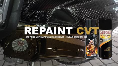 REPAINT CVT HONDA ADV 160 SAPPORO ULTIMATE MAGNESIUM M56 CLEAR