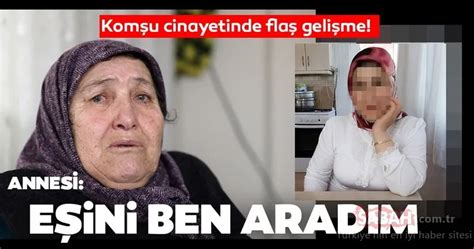 Son Dakika Haberi Komşusu Tarafından Oğlu öldürülen Anne Eşini