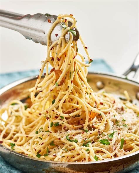 Spaghetti Aglio Olio Healthy