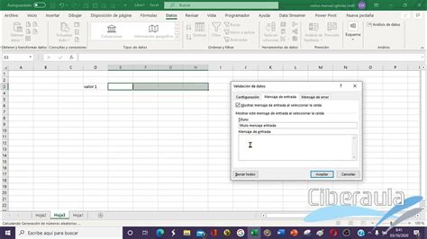 Curso Online De Microsoft Excel Intermedio Lecci N Viii Validaci N