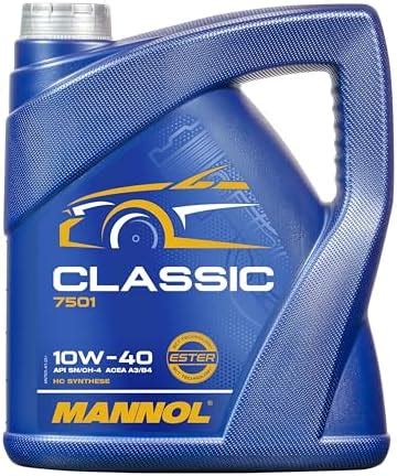 Amazon Fr MANNOL Huile De Moteur Classic 10W 40 API SN SM CF 1 Litre