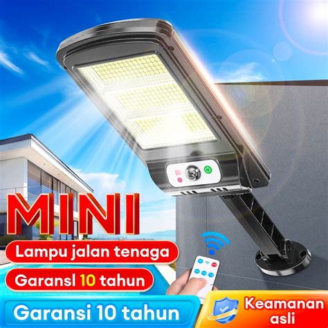 Jual Lampu Jalan Surya Solar Sensor Street Cell Light Lampu Tenaga