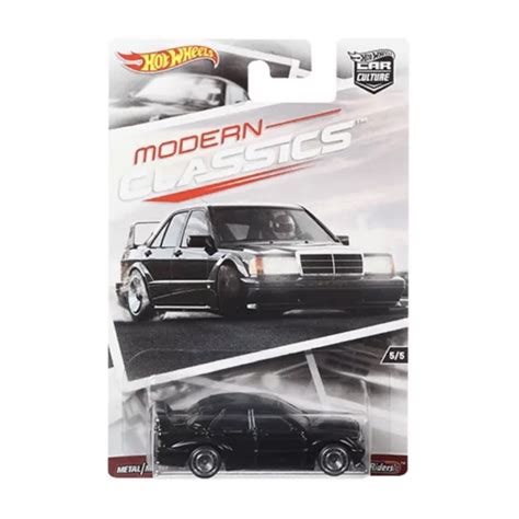 HOT WHEELS CAR Culture Modern Classics Black Mercedes Benz 190E 2 5 16