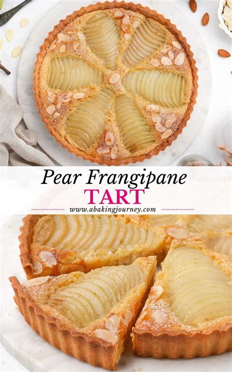 Pear Frangipane Tart Tarte Bourdaloue Frangipane Tart Almond Tart