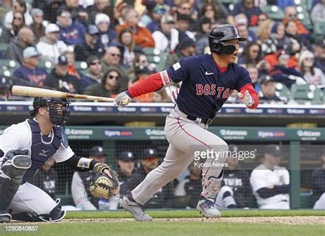 Boston Red Sox Outfielder Masataka Yoshida Doubles Down The Right