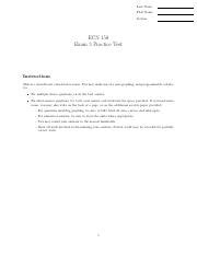 ECN 150 Exam 3 Practice Test Multiple Choice Questions And Course Hero