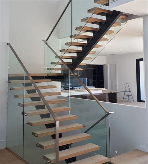 Australian Standard Staircase Diy Steel Wood Stairs Staircase With Single Stringer China