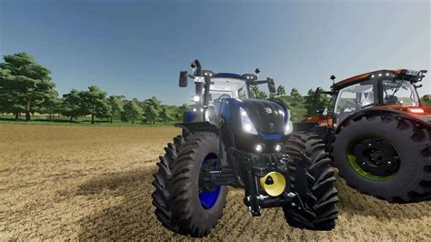 New Holland T7 Hd BÊta V1000 Fs25 Mod Farming Simulator 22 Mod