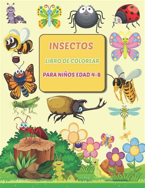 Buy Insectos Libro De Colorear Para Niños Edad 4 8 Libro para colorear