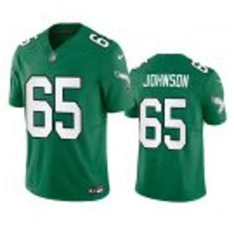 Philadelphia Eagles 65 Lane Johnson Green 2023 F U S E Vapor