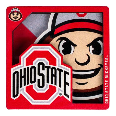 Ohio State Buckeyes Brutus Magnet Shop Osu Buckeyes