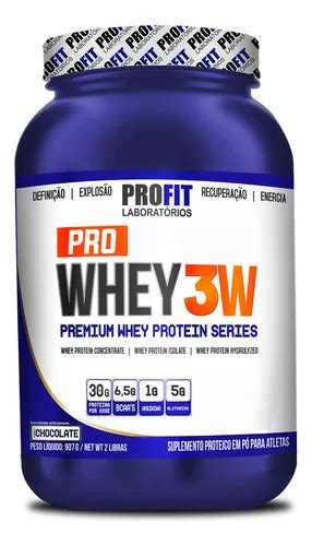 Pro Whey 3w 900gr Morango Profit Parcelamento Sem Juros