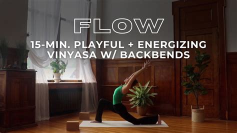 Minute Yoga Flow Playful Energizing Vinyasa Practice W