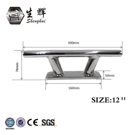 Precision Marine Yacht Docking Mooring Stainless Steel Deck Bollard