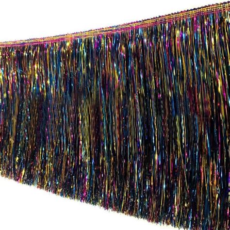 Mipper 10 Yards 8 Inch Wide Metallic Fringe Trim Diy Latin