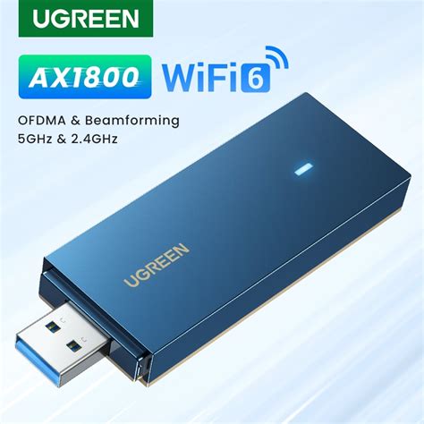 Ugreen Ax1800 Wifi Adapter Wifi6 Usb3 0 5g 2 4g Dual Band Usb Wifi For Pc