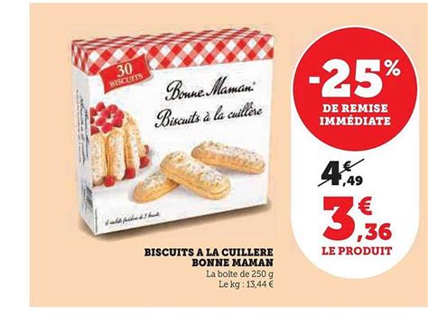 Promo Biscuits à La Cuillère Bonne Maman chez Hyper U iCatalogue fr