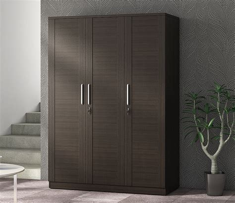 Buy Kosmo Grace Door Wardrobe Flowery Wenge Finish Online In India