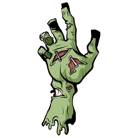 Zombie Hand Cartoon Icon Transparent Png Svg Vector File Images