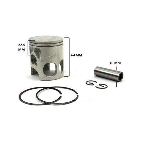 KIT PISTON YAMAHA DT DTR TZR 125cc