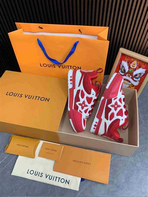 Louis Vuitton LV Skate Sneaker- RED