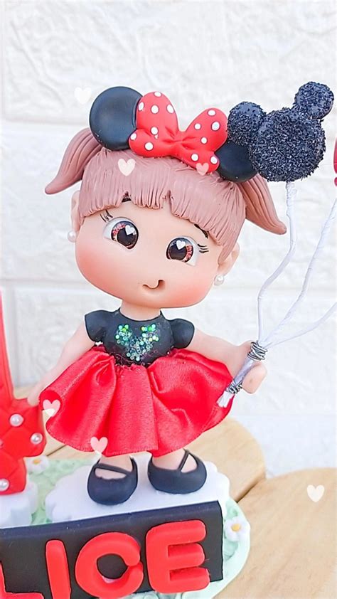 Topo De Bolo Infantil Minnie Elo Produtos Especiais