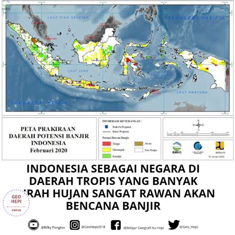 Persebaran Wilayah Rawan Bencana Alam Di Indonesia Geohepi