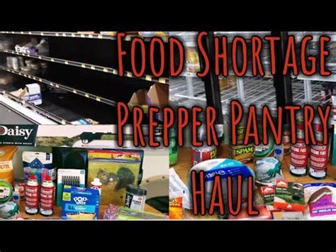 Food Shortages Prepper Pantry Haul Inflation 2021 TheWorldOfSurvival