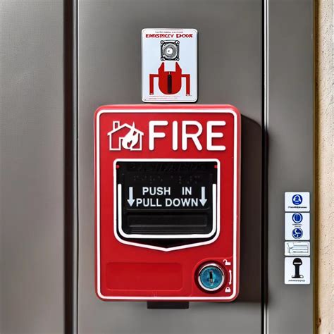 Vdc Fire Alarm System Conventional Manual Call Point Button Station