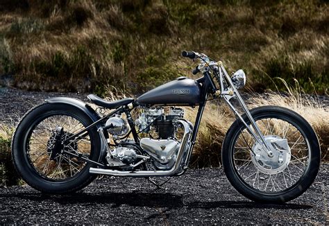 Triumph Speed Twin Bobber From Down Under Pipeburn