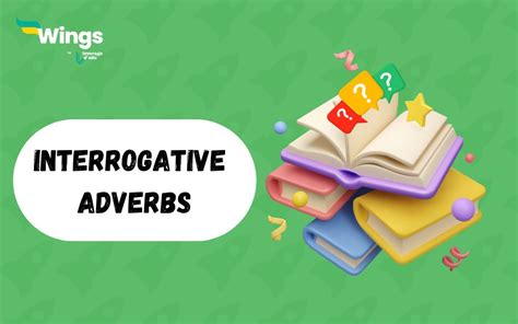 Interrogative Adverb Meaning Examples Exercises In English