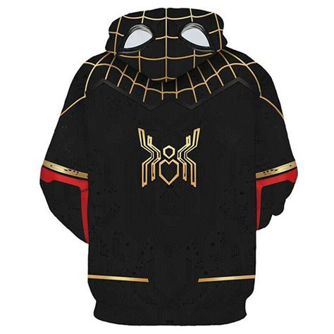 Avengers Spiderman Cosplay Hoodie Pullover Spider-Man Unisex Hooded ...