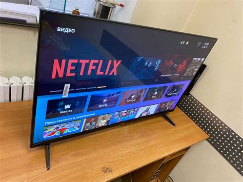 Безрамочный 4К телевизор Samsung SmartTV 45" T2, Wi-Fi IPTV Корея: 7 ...