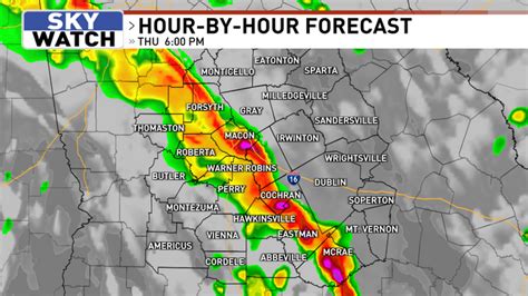 Weather Warn Day Strong Possibly Severe Storms Expected Thursday