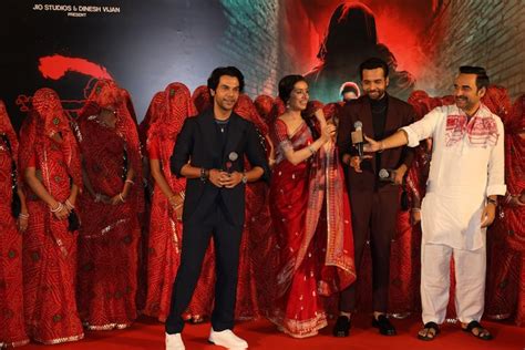 Stree 2 Trailer Launch Pics Shraddha Kapoor Rajkummar Rao Pankaj