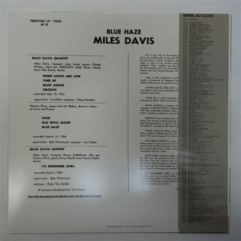 Yahoo オークション 46057805 US盤 OJC PrestigeMiles Davis B