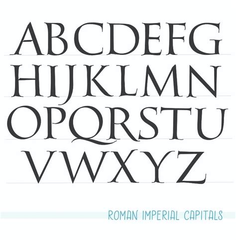 Calligraphy Alphabet Examples + FREE WORKSHEETS