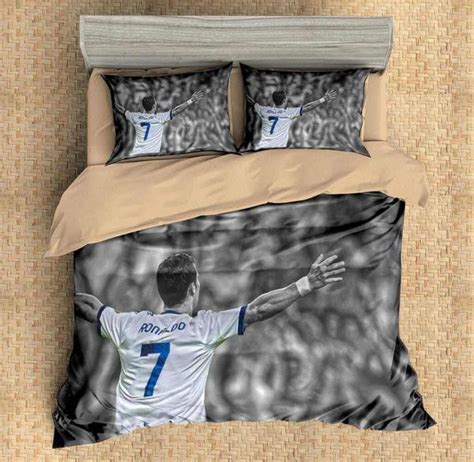 Housse De Couette Cristiano Ronaldo 10 Parure De Lit Ensemble De Liter