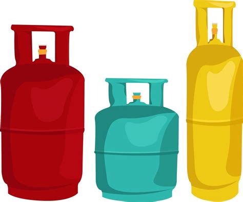 Gas Cylinder Illustration Vector On White Background 13732459 Vector