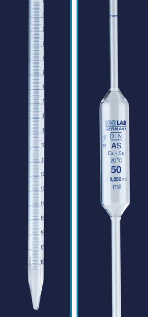 Pipetas De Vidrio Graduada Clase A Con Certificado De Lote Erle