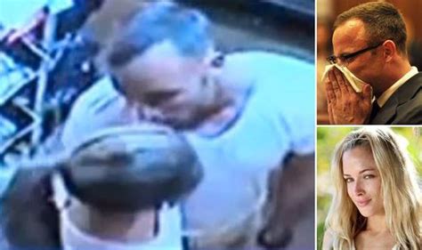 Oscar Pistorius Cctv Footage Shows Paralympian And Reeva Steenkamp Days Before Shooting World