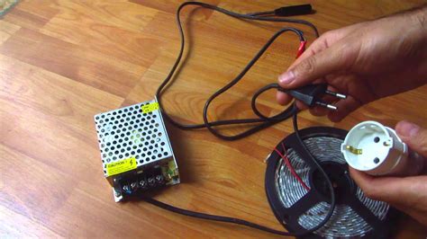 How To Connect Led Drivertransformer To Flexible Led Strip Youtube