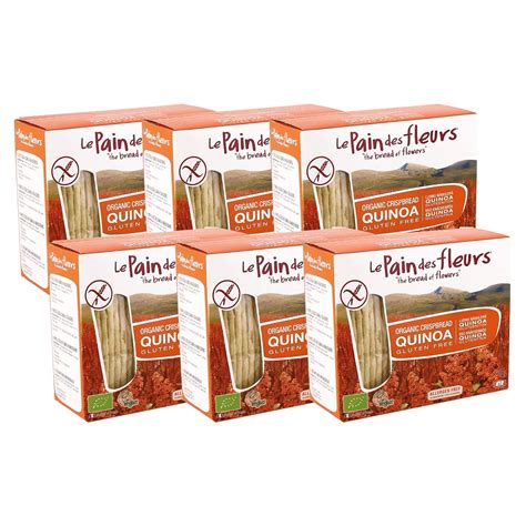 Amazon Le Pain Des Fleurs Organic Quinoa Crispbread 125 G Pack Of 6