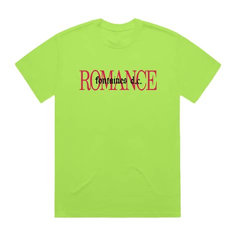 Romance Lime Green T Shirt Fontaines Dc Us Official Store