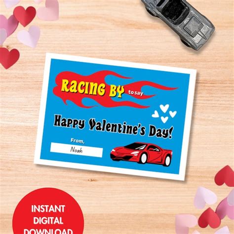 Hot Wheels Valentine Etsy