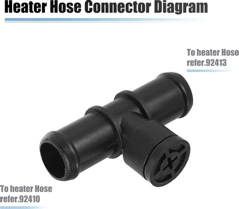 Buy X Autohaux Ar Heater Hose Connector Tee Fitting For Nissan