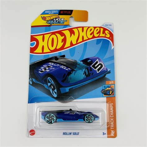 Машинка коллекционная Mattel Hot Wheels 2024 C4982 ROLLIN SOLO купить с доставкой по выгодным