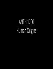 Origins Of Evolutionary Thought Pdf Anth Human Origins What Is